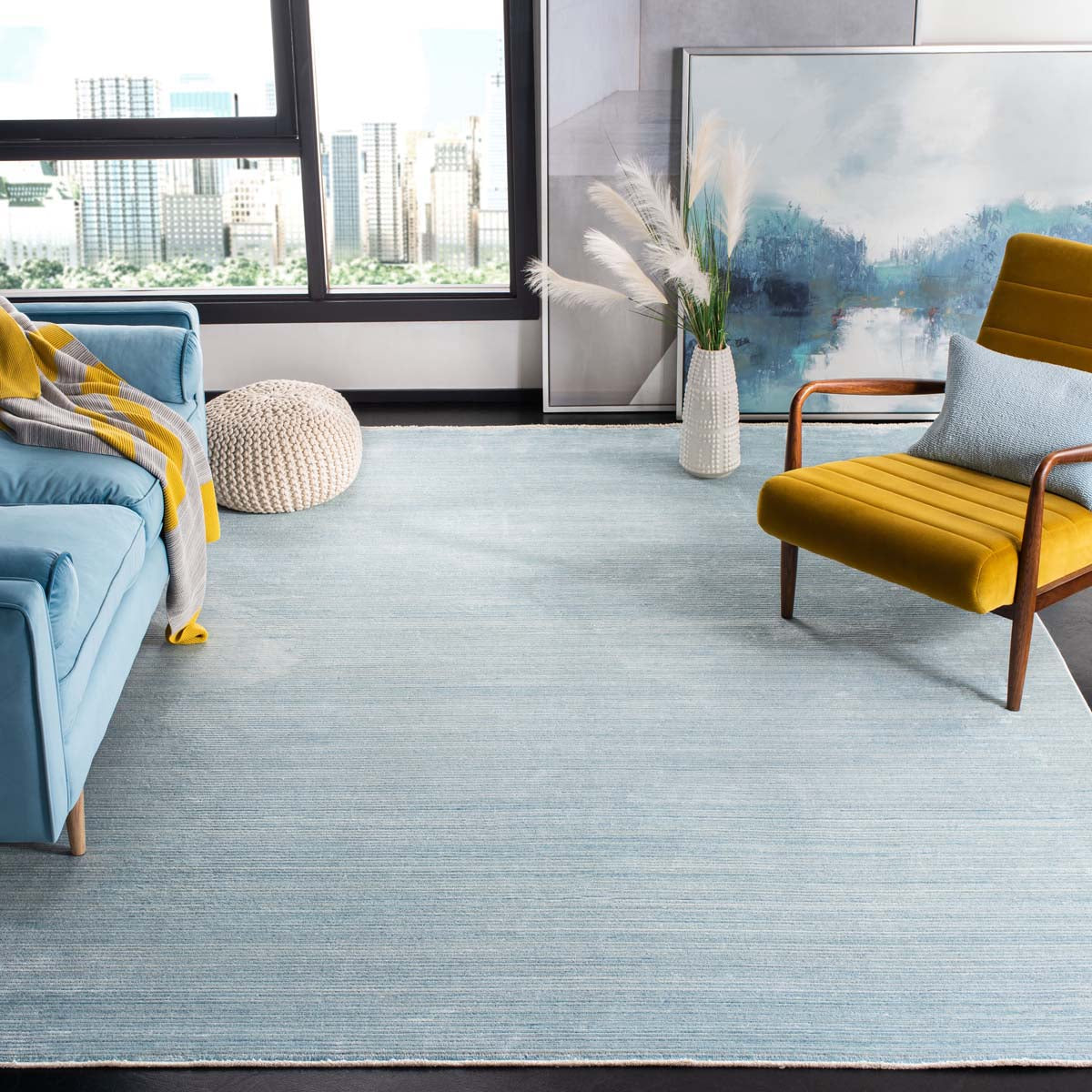 Safavieh Dream 500 Rug, DRM500 - Turquoise / Grey