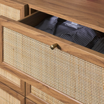 Safavieh Aino 6 Drawer Dresser, DRS9600 - Oak