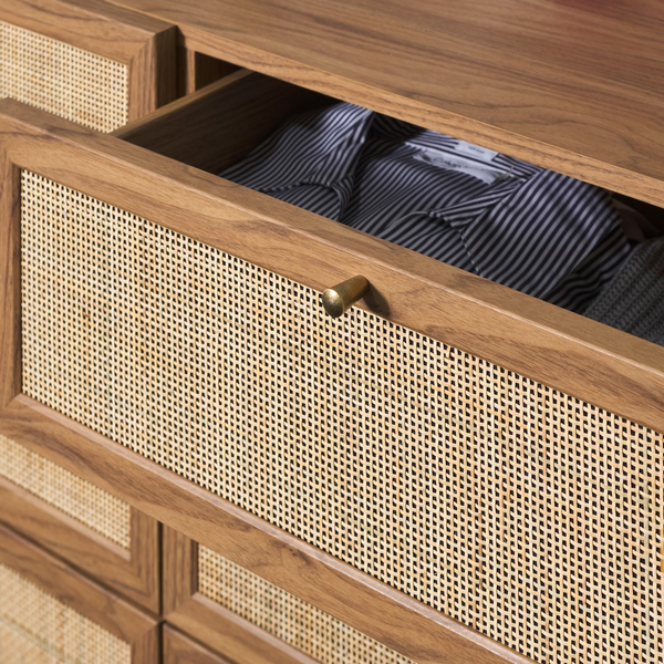 Safavieh Aino 6 Drawer Dresser, DRS9600 - Oak