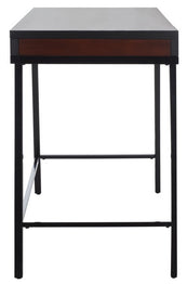 Safavieh Laponte Desk , DSK5011 - Black / Walnut