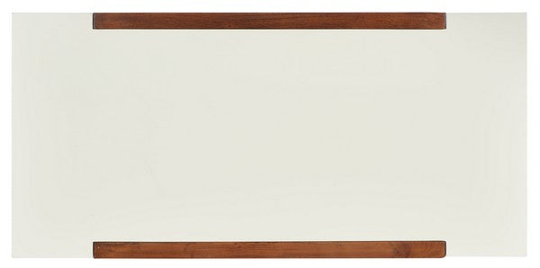 Safavieh Marwood Desk , DSK5012 - White / Brown