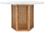 WHITE FAUX MARBLE / NATURAL