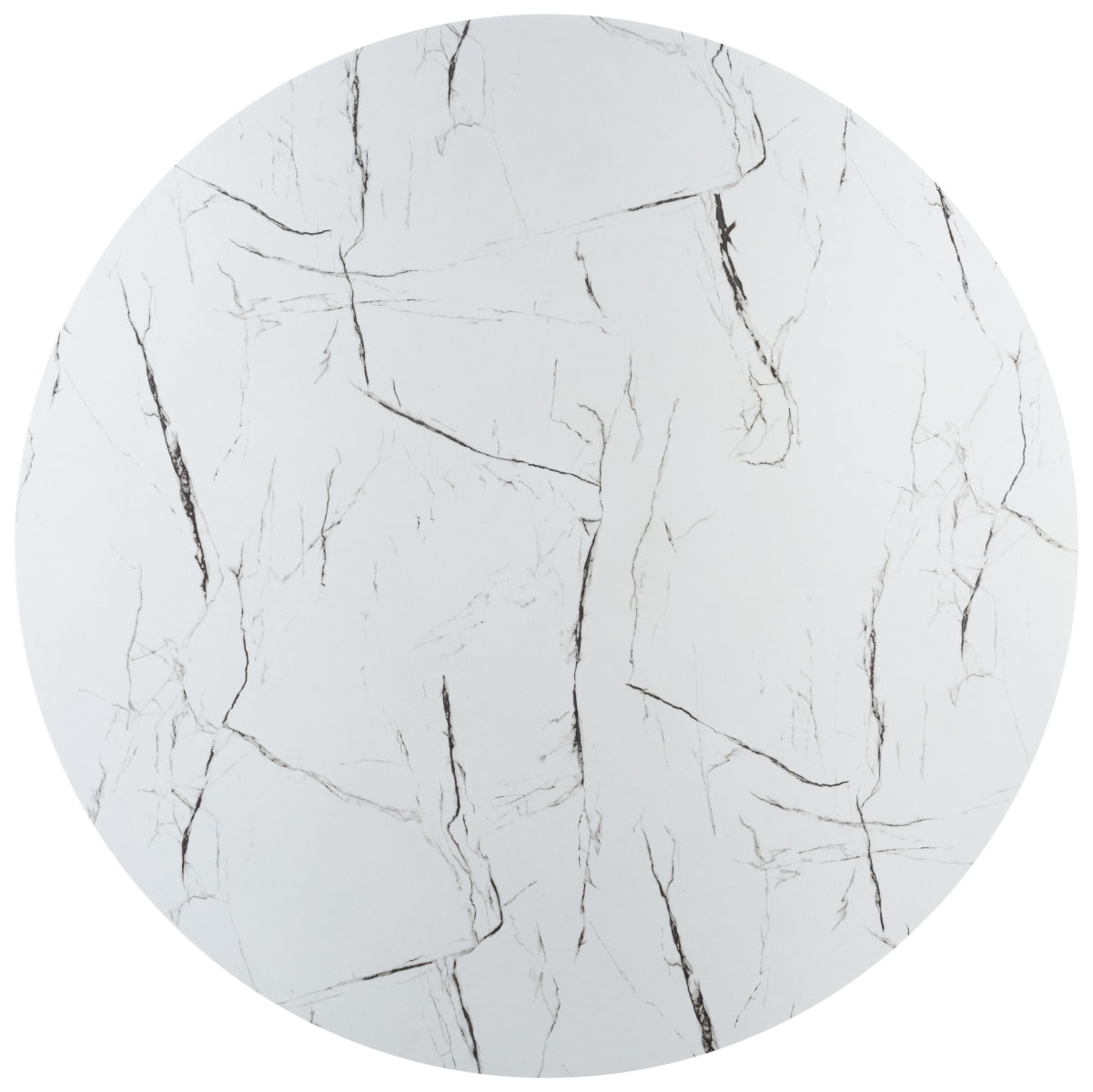 WHITE FAUX MARBLE / NATURAL