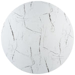 WHITE FAUX MARBLE / NATURAL