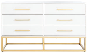 Safavieh Couture Sherilynne 6 Drawer Dresser, DUP1005
