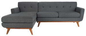 Safavieh Couture Nicolettie Linen Sectional Sofa, DUP1008