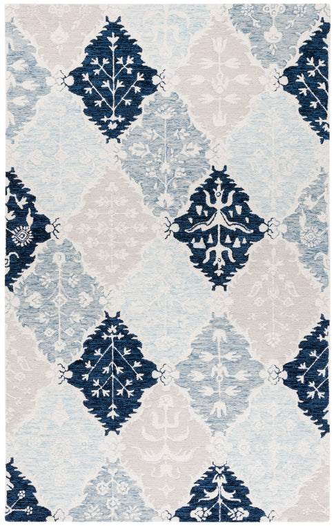 BLUE / IVORY