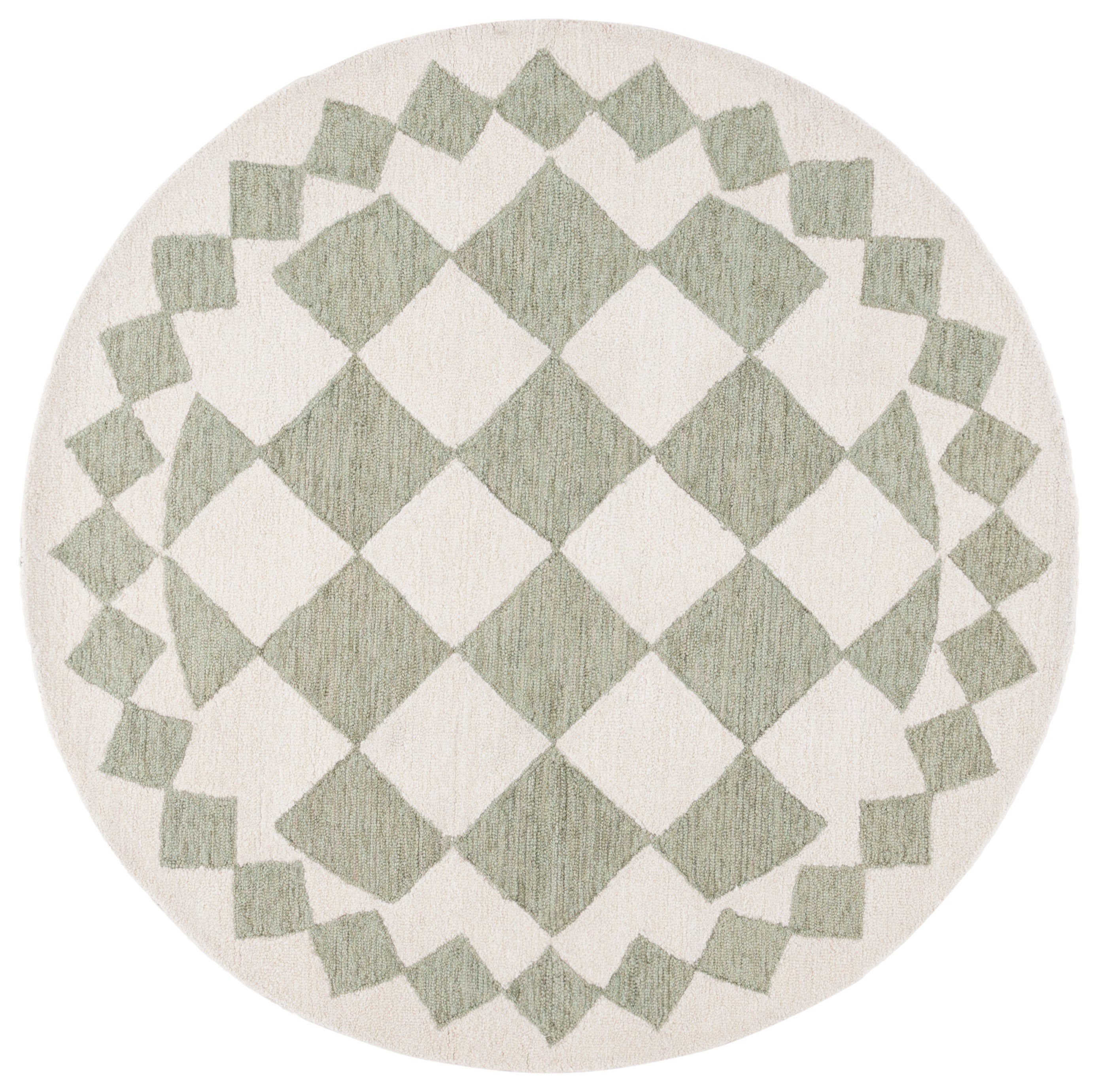 GREEN / IVORY