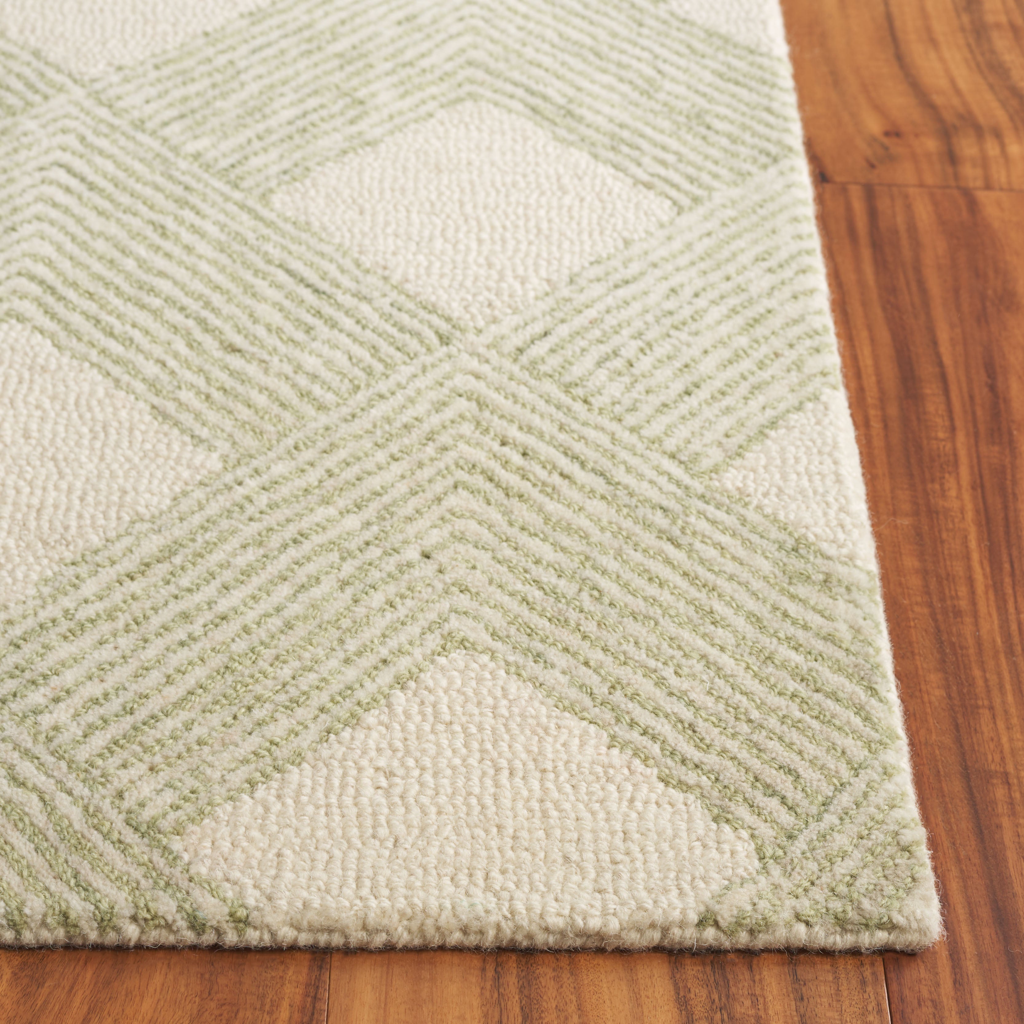 GREEN / IVORY