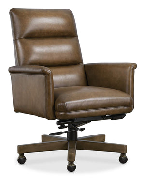 Hooker Furniture - Starling Executive Swivel Tilt Chair - Brown - EC822-078