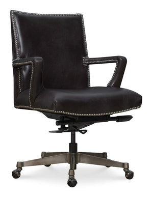 Hooker Furniture - Phoenix Executive Swivel Tilt Chair - Black - EC824-098