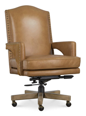 Hooker Furniture - Rochelle Executive Swivel Tilt Chair - Brown - EC845-080