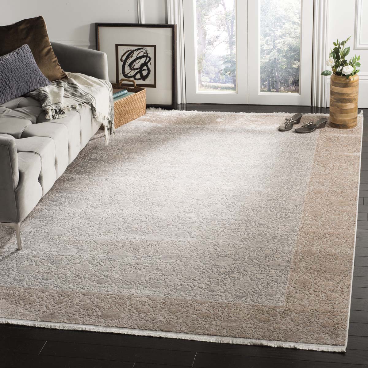 Safavieh Eclipse 100 177 Rug, ECL177 - Beige / Light Grey