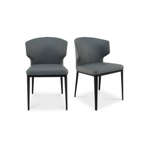 Moe's Home Collection - Delaney Dining Chair Grey-Set Of Two - EJ-1018-15