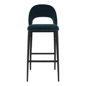 Moe's Home Collection - Roger Barstool Teal Velvet - EJ-1037-36