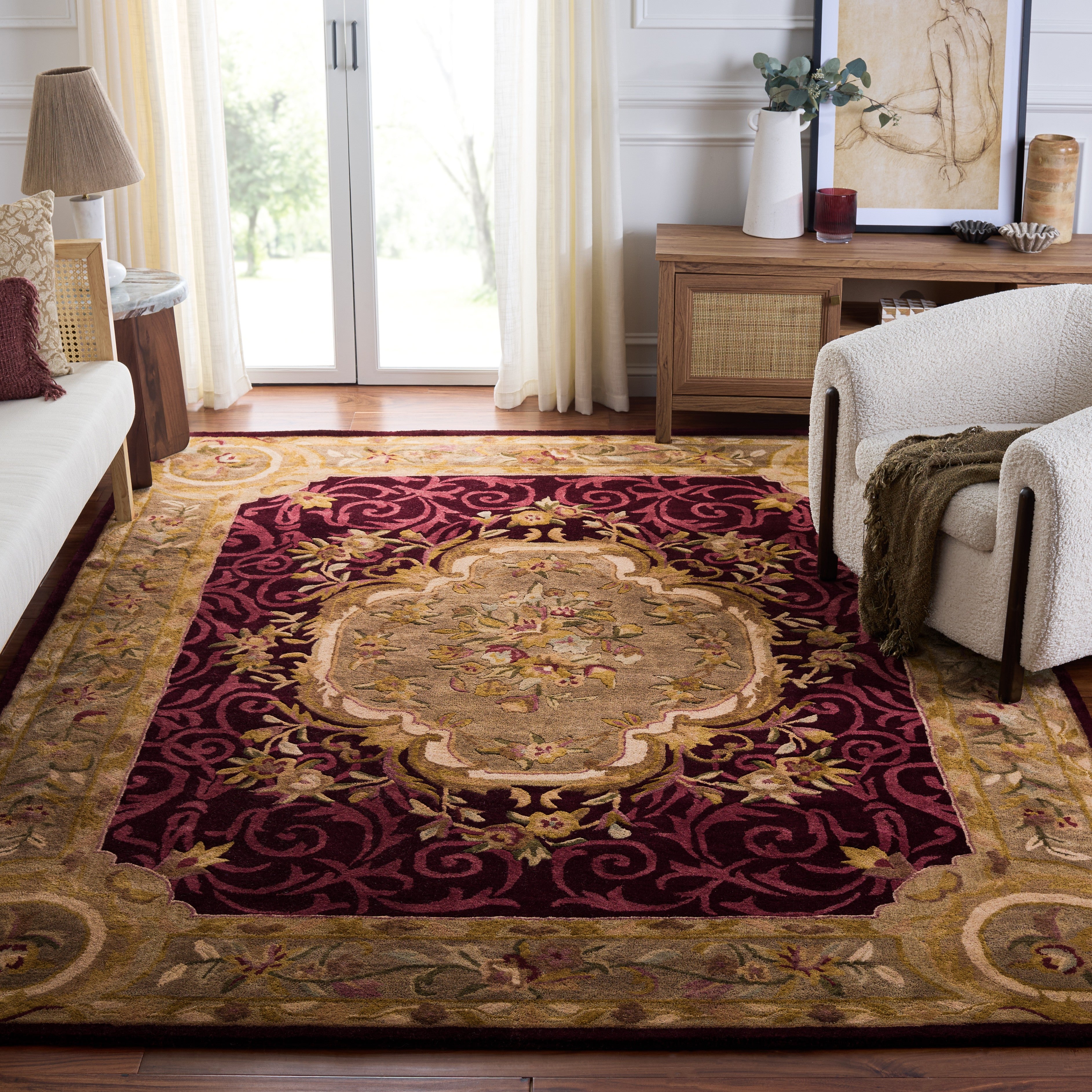 EMPIRE 414 – DARK RED / DARK BEIGE