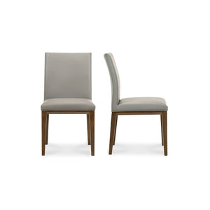 Moe's Home Collection - Frankie Dining Chair Grey-Set Of Two - EQ-1011-15