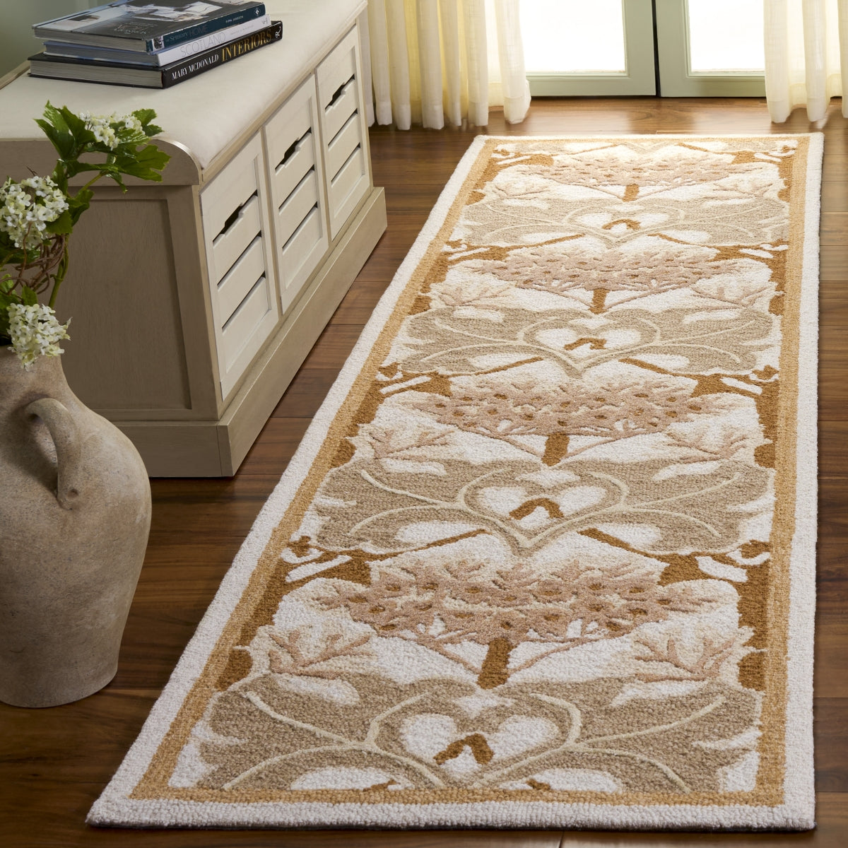 IVORY / BROWN