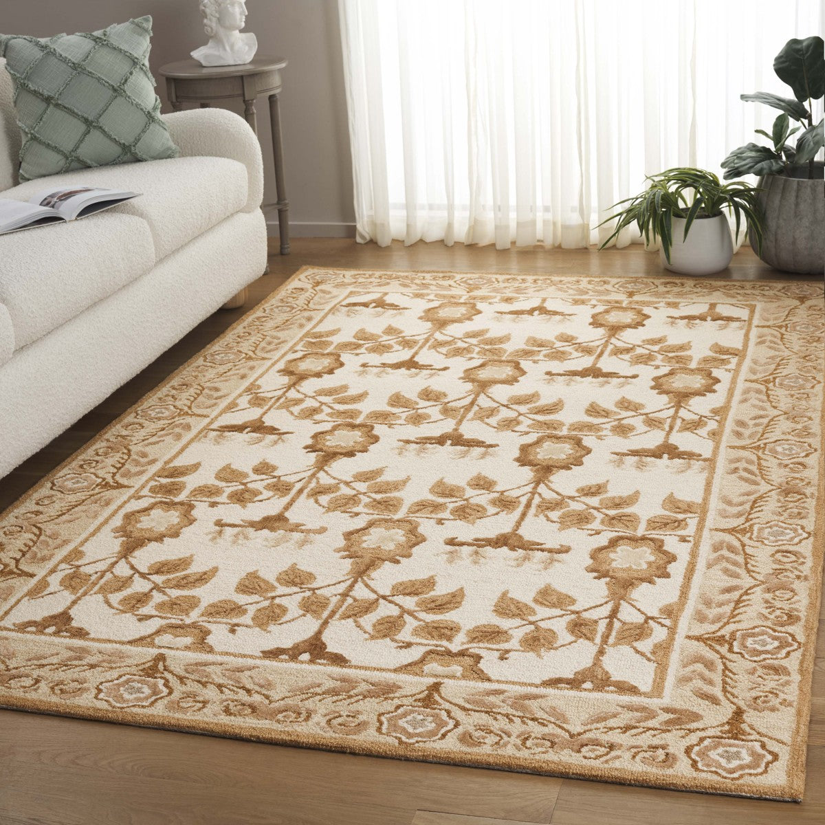 IVORY / BROWN