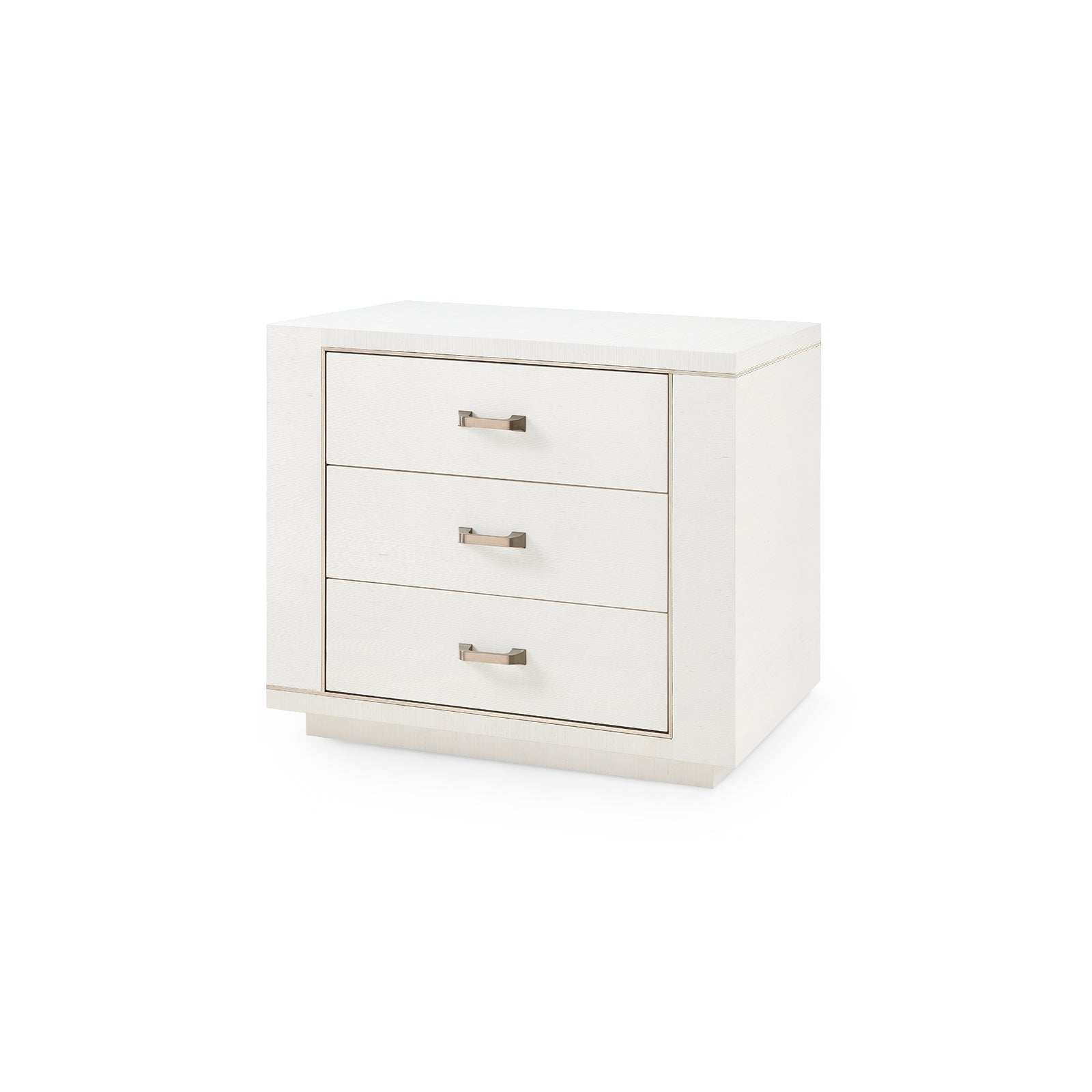 Villa & House - Ethan 3-Drawer End Table - Sand White - ETH-130-469-894