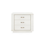 Villa & House - Ethan 3-Drawer End Table - Sand White - ETH-130-469-894