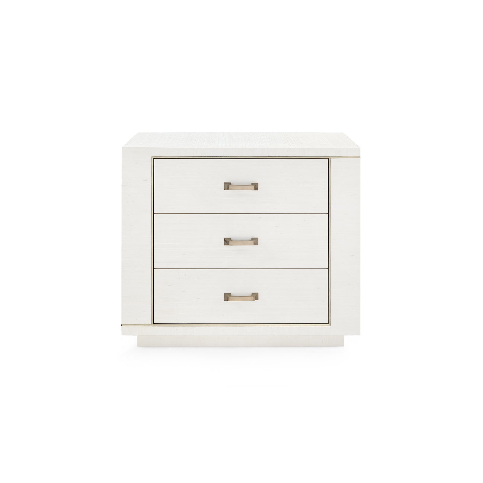 Villa & House - Ethan 3-Drawer End Table - Sand White - ETH-130-469-894