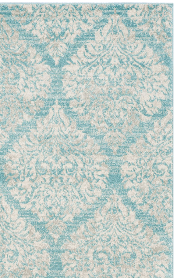 LIGHT BLUE / IVORY