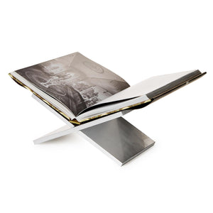 Tozai Home Libreria Silver Leaf Book Stand - FAC002-SL
