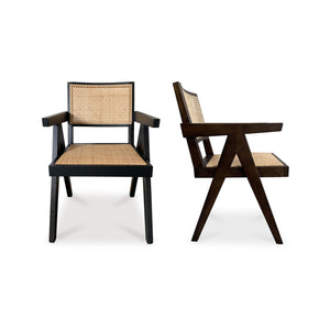 Moe's Home Collection - Takashi Chair Dark Brown-Set Of Two - FG-1022-20