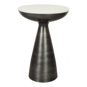 Moe's Home Collection - Font Side Table White Marble - FI-1032-18