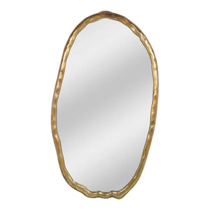 Moe's Home Collection - Foundry Mirror Oval Gold - FI-1113-32