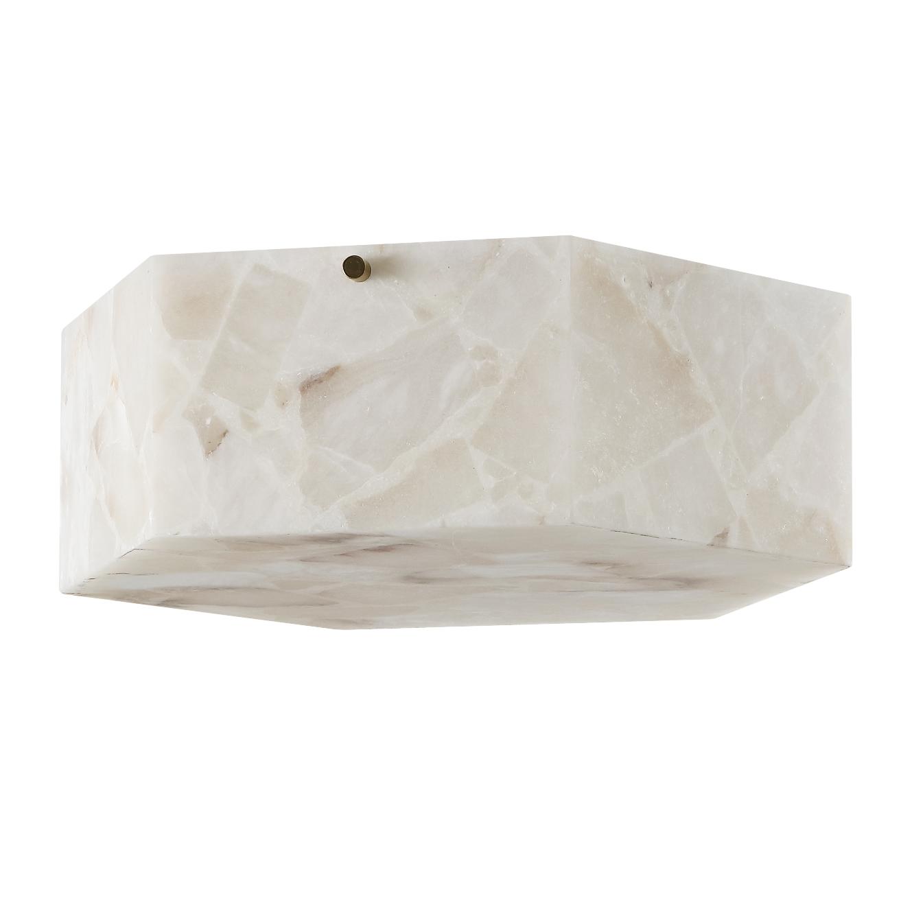 WHITE / BRASS