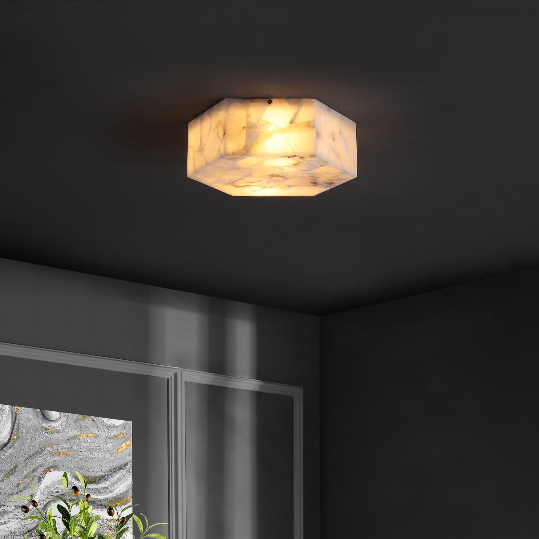 WHITE / BRASS
