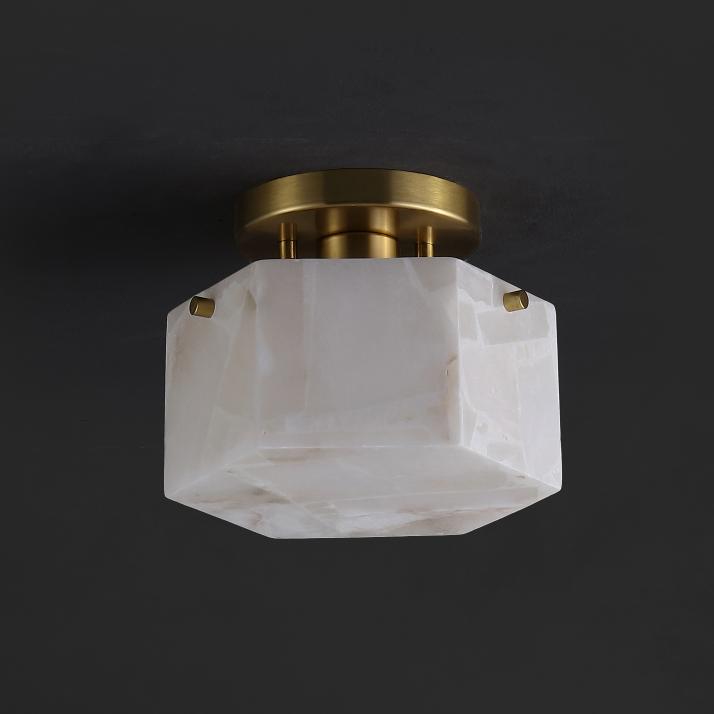 WHITE / BRASS