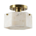 WHITE / BRASS