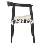 Safavieh Bandelier Arm Chair , FOX1003 - White / Black