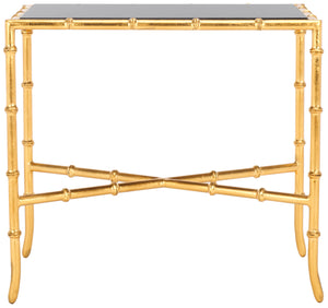 Safavieh Chandler Gold Cross Base Accent Table , FOX2513