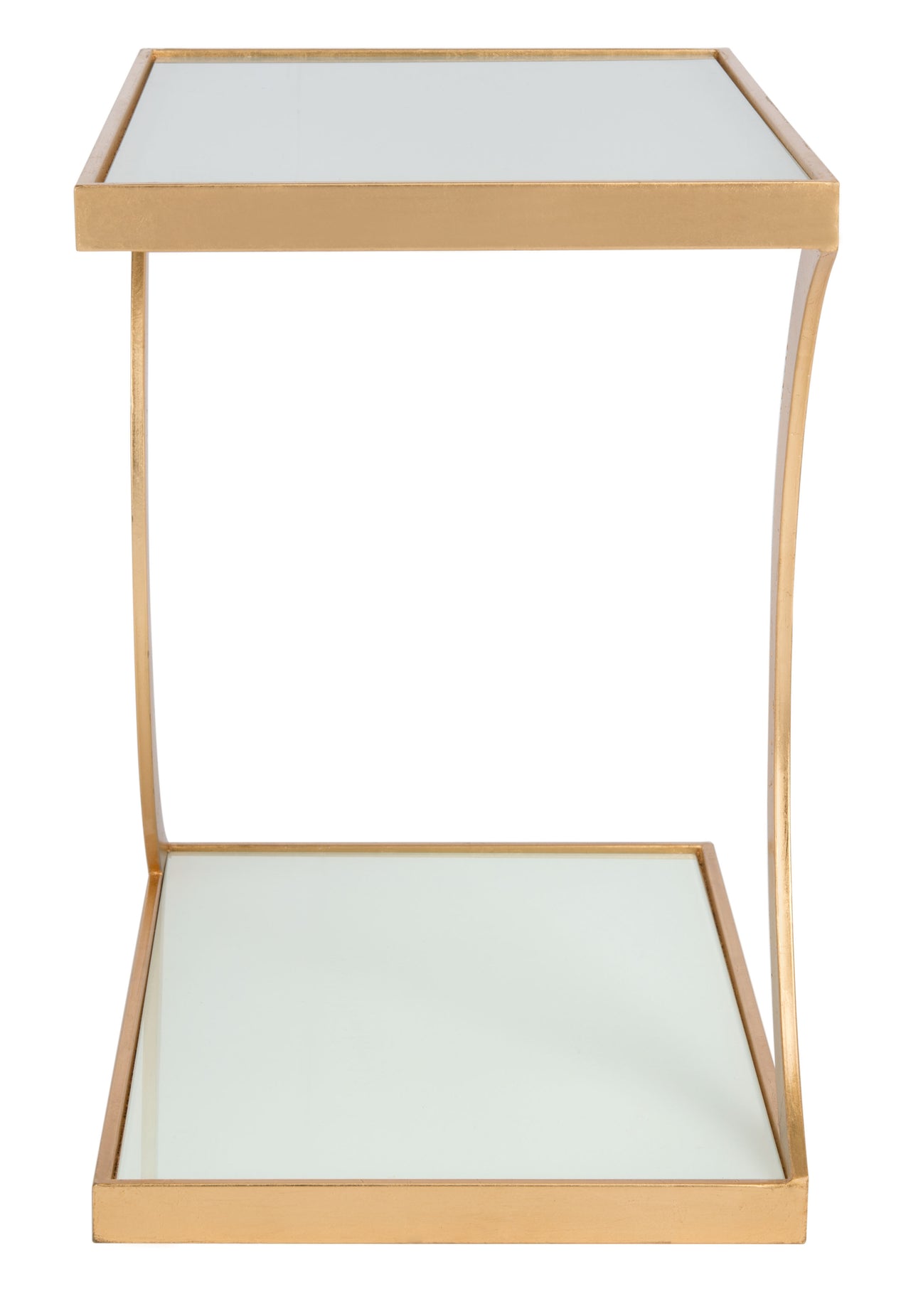 Safavieh Sullivan Accent Table, FOX2526 - Gold / White Glass