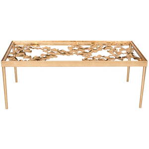 Safavieh Otto Ginkgo Leaf Coffee Table , FOX2591