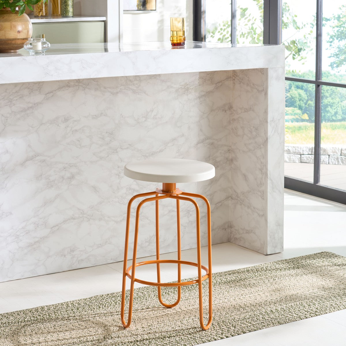 CREAM / ORANGE