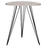 Safavieh Wolcott Retro Mid Century Side Table , FOX4207 - Grey/Black