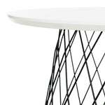 Safavieh Roper Retro Mid Century End Table, FOX4245 - Lacquer White