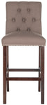 Safavieh Norah Bar Stool, FOX6210 - Dark Taupe