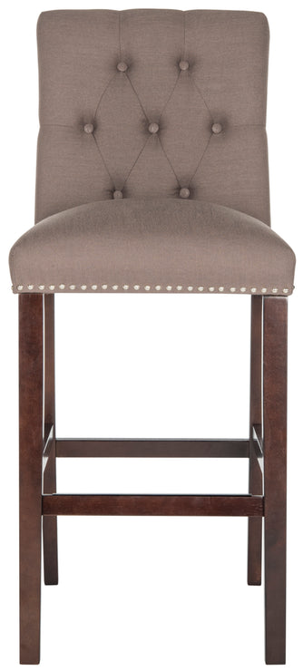 Safavieh Norah Bar Stool, FOX6210 - Dark Taupe