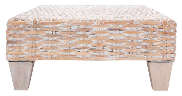 Safavieh Leary Coffee Table, FOX6528 - Natural White Wash