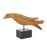 Two's Company Bird Sculpture on Black Stand