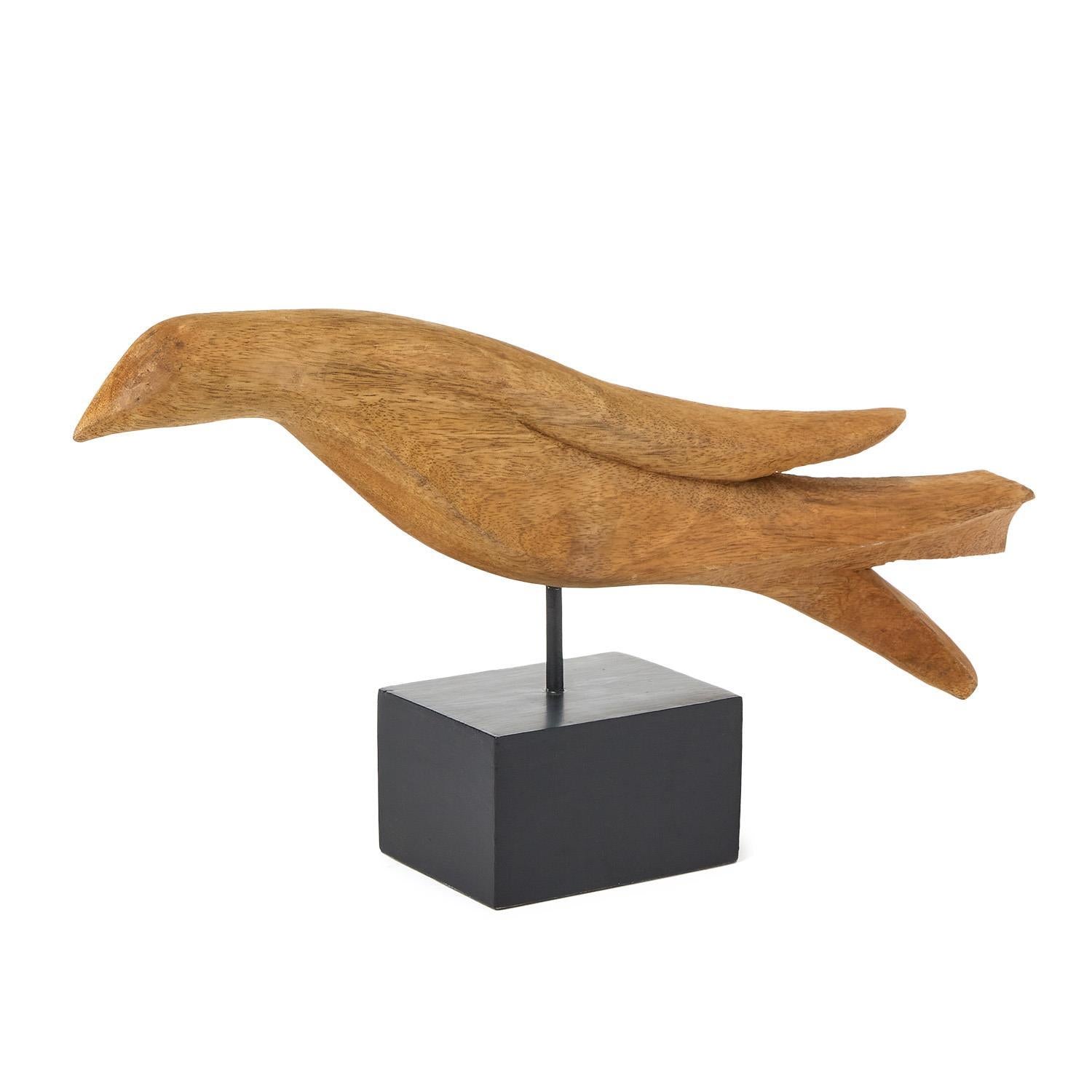 Two's Company Bird Sculpture on Black Stand