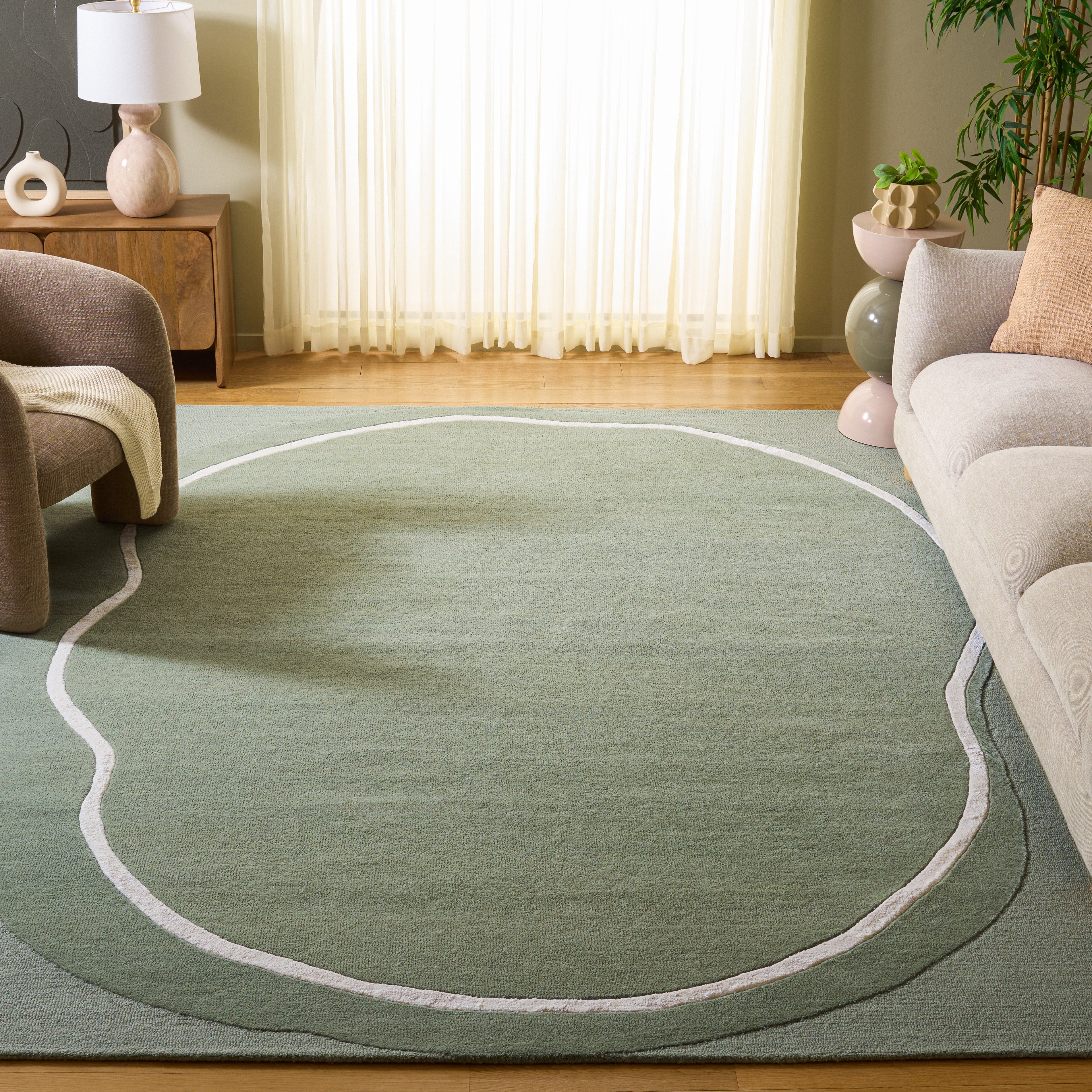 FIFTH AVENUE 106 SAGE GREEN / IVORY