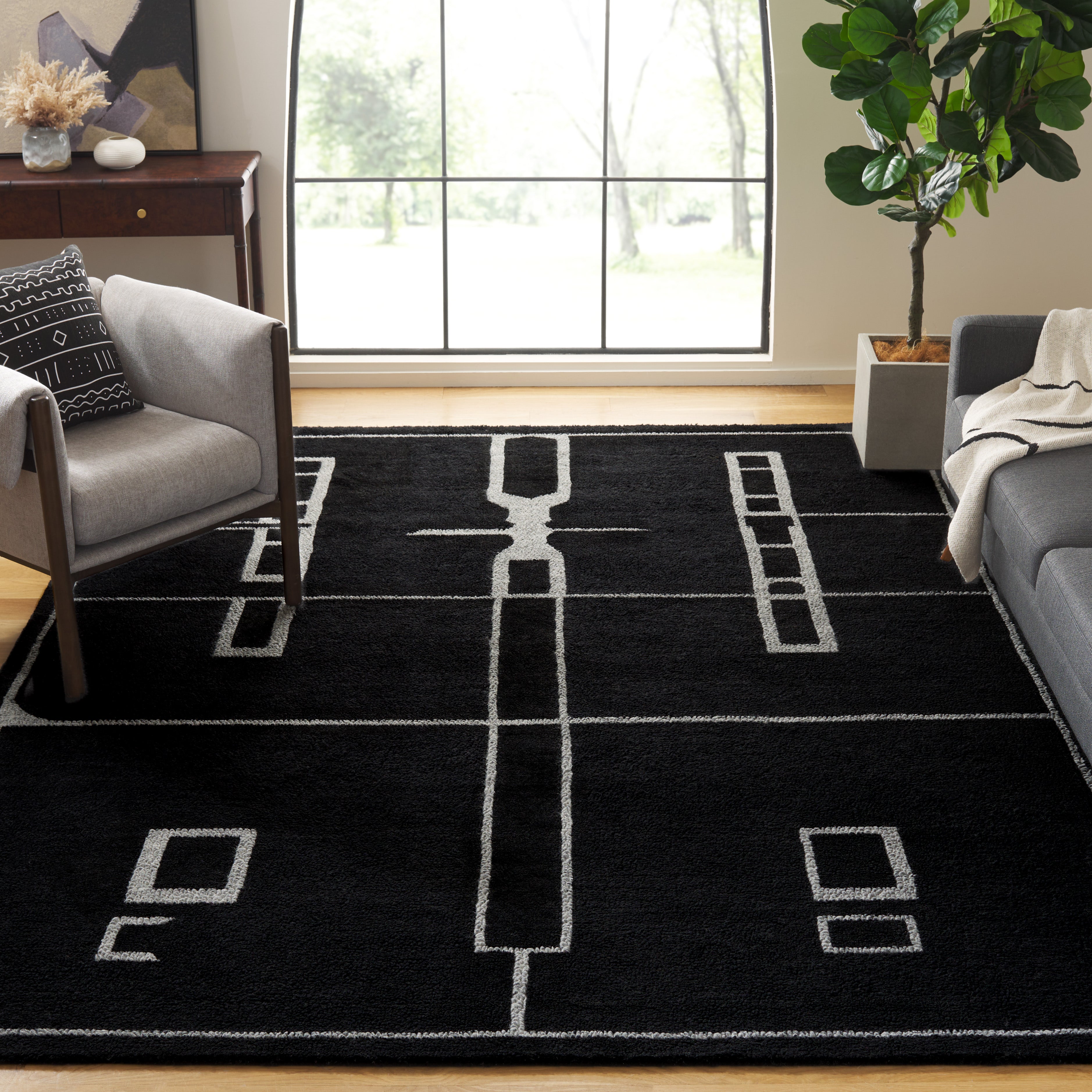 FIFTH AVENUE 201 BLACK / IVORY