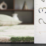 GREEN / IVORY